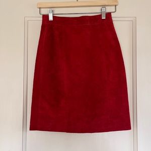 Vintage 100% leather skirt